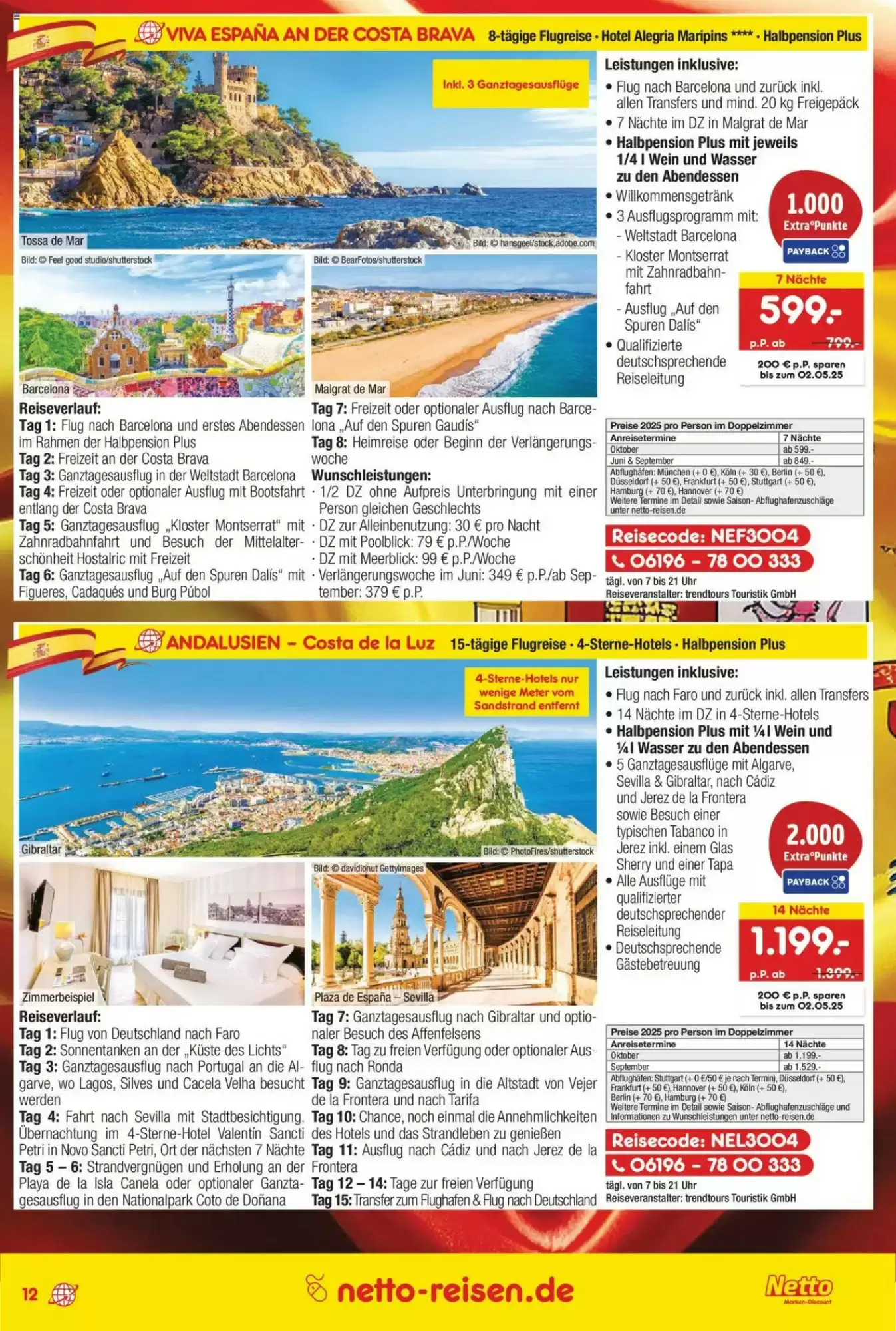 Netto reisen 12 1
